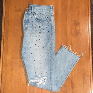 Levi’s 501 Skinny with Studs